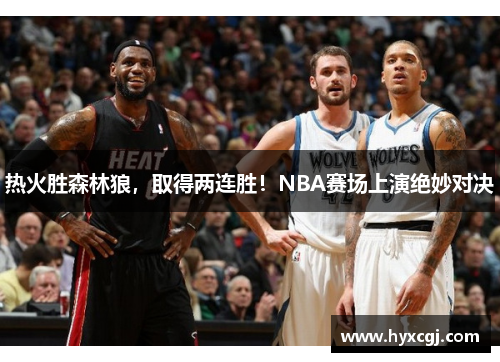 热火胜森林狼，取得两连胜！NBA赛场上演绝妙对决